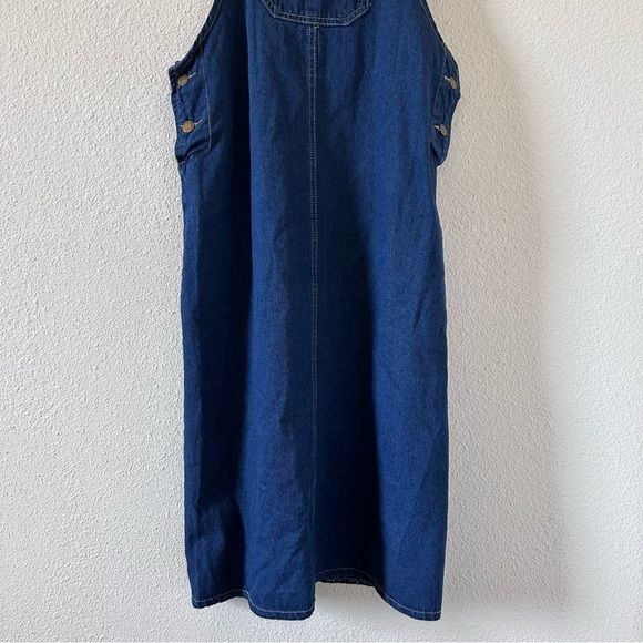 M Jeans Women’s Skirt Overall Medium Blue cottage Core Western Coastal Rodeo - Picture 2 of 10